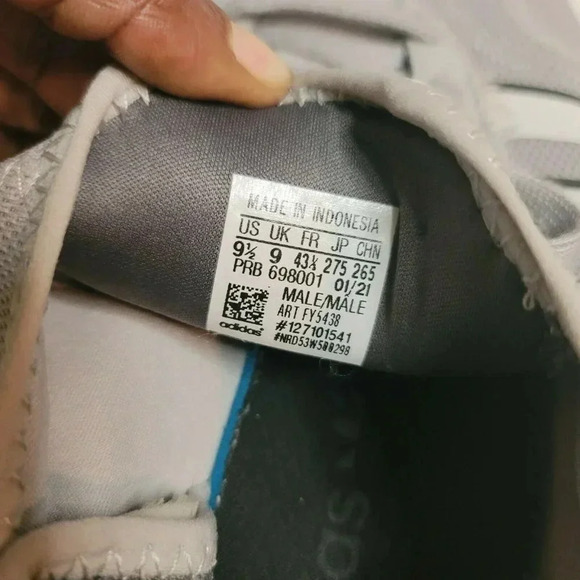 Adidas Swift Run X Mens Athletic Grey Sneaker Running Mesh Training Casual Shoes - Picture 6 of 7